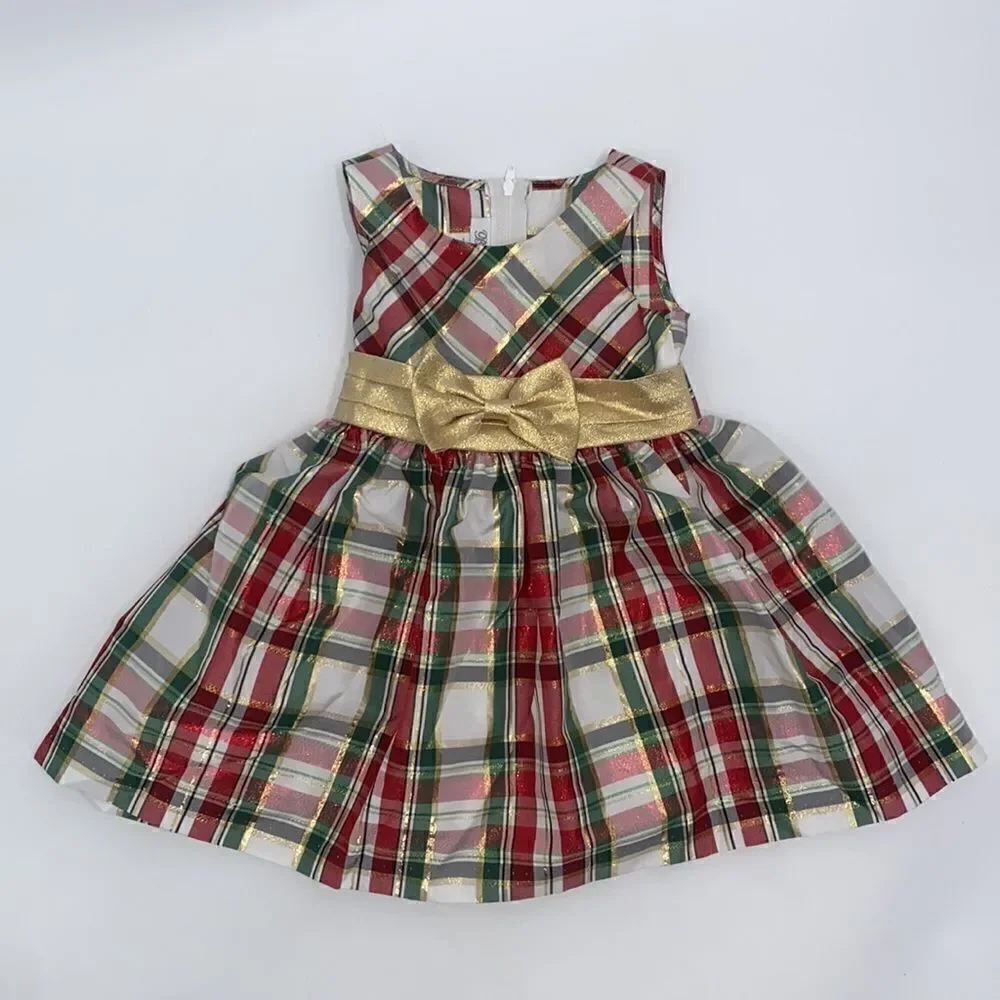 Bonnie Jean Christmas Dress Girls Size 2T